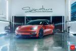 Tesla Model 3 by Signature on Vossen Wheels (CV10) 2019 года